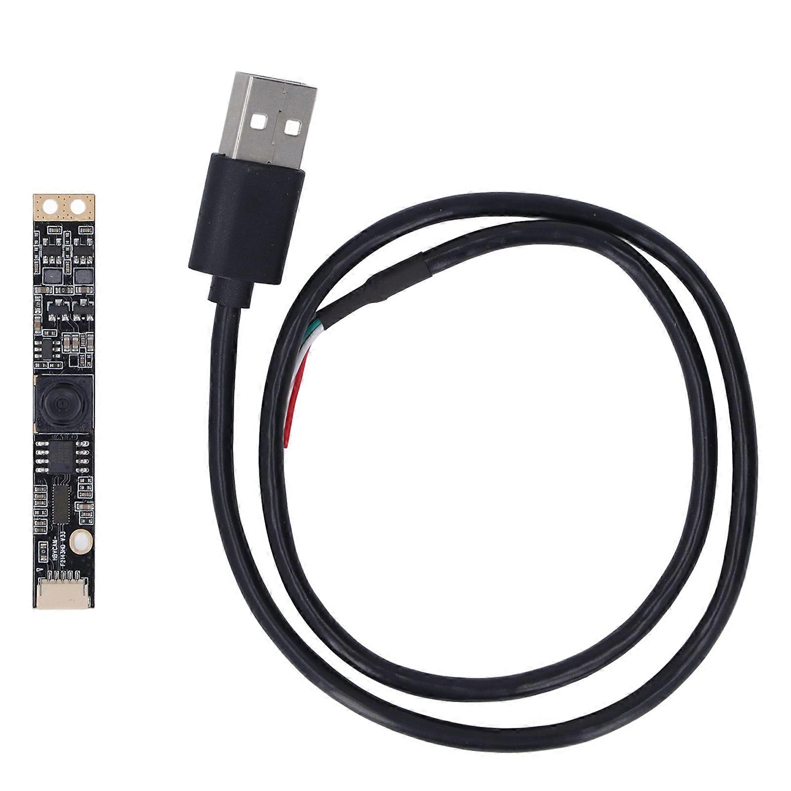 Module de caméra 2MP USB 90° Noir Mise au point automatique fixe 1920 x 1080 Module de caméra intégré