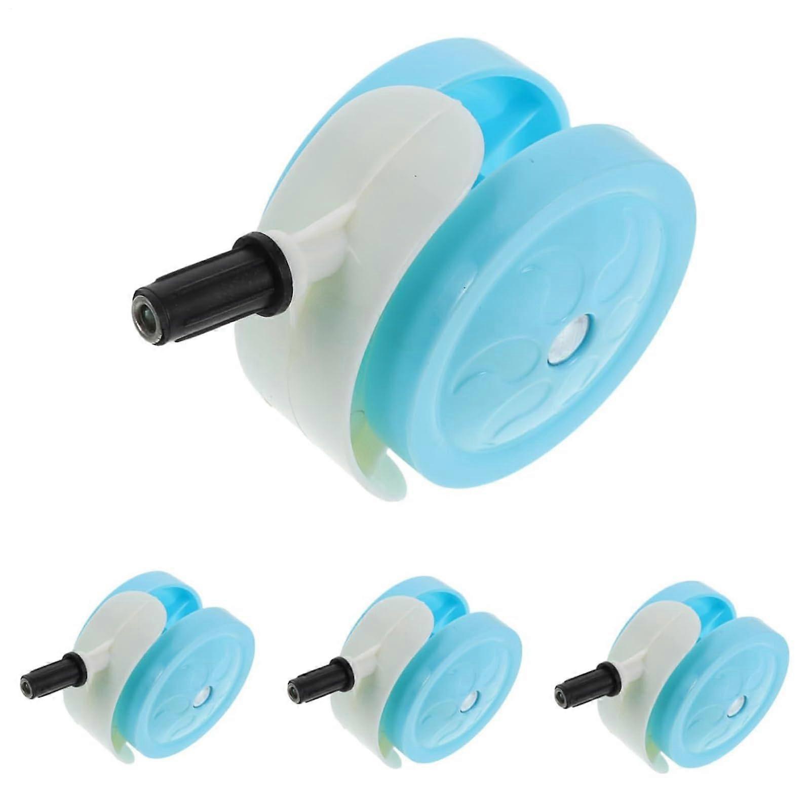 Stroller Wheels Silent Swivel Casters 3.94x2.36x1.5 In Pushchair Replacement 4Pc Kit For Strollers Tricycles IndoorOutdoor