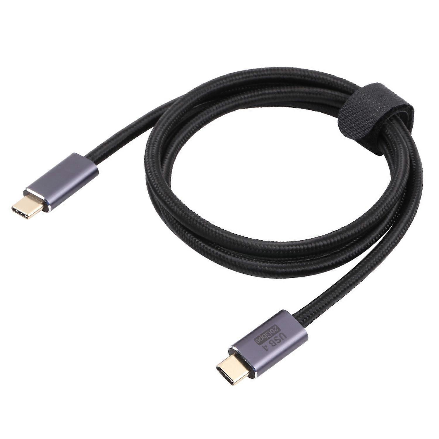 USB C Data Cable 20Gbps Fast Transmission Cord 100W PD Fast Charge 4K Video Output Nylon Braided Cor