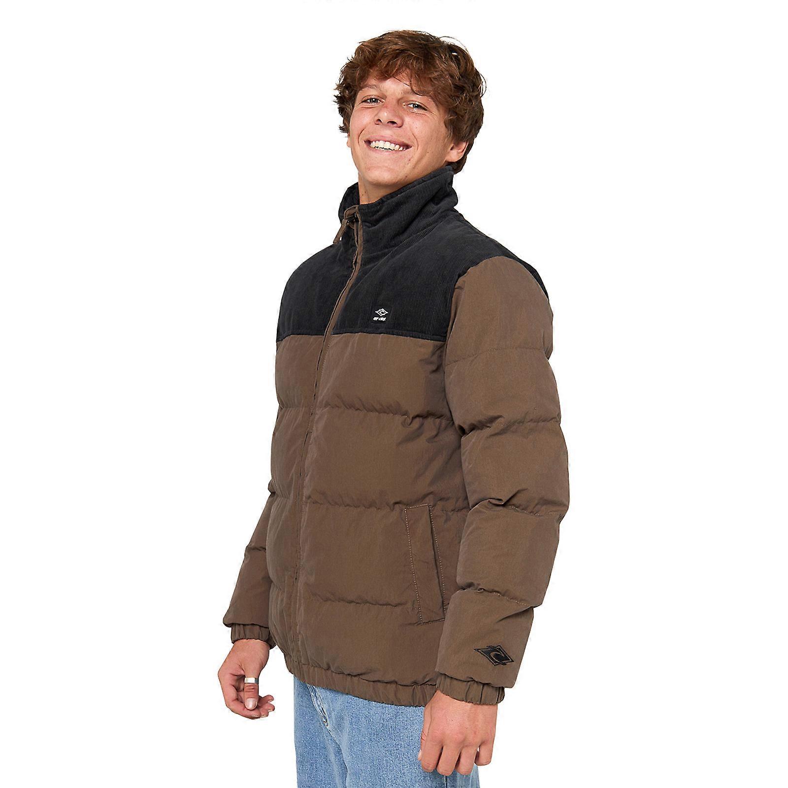 Rip Curl Mens Fade Out Cord Puffer Padded Jacket