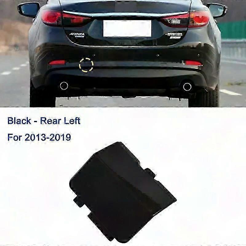 Rear Bumper Tow Hook Cover for Mazda 6 Atenza 2013-2019, Towing Eye Cap Replacement