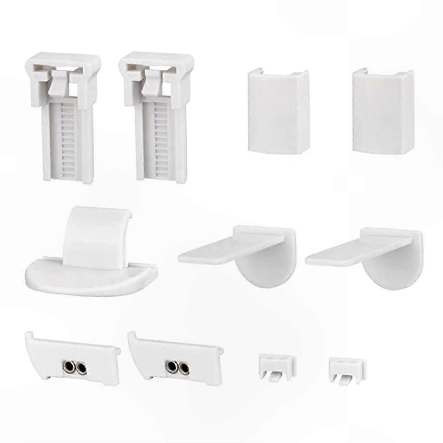 2 Packs 20mm Pleated Blind Repair Kit - Clamp Support for Window Blinds Replacement Components