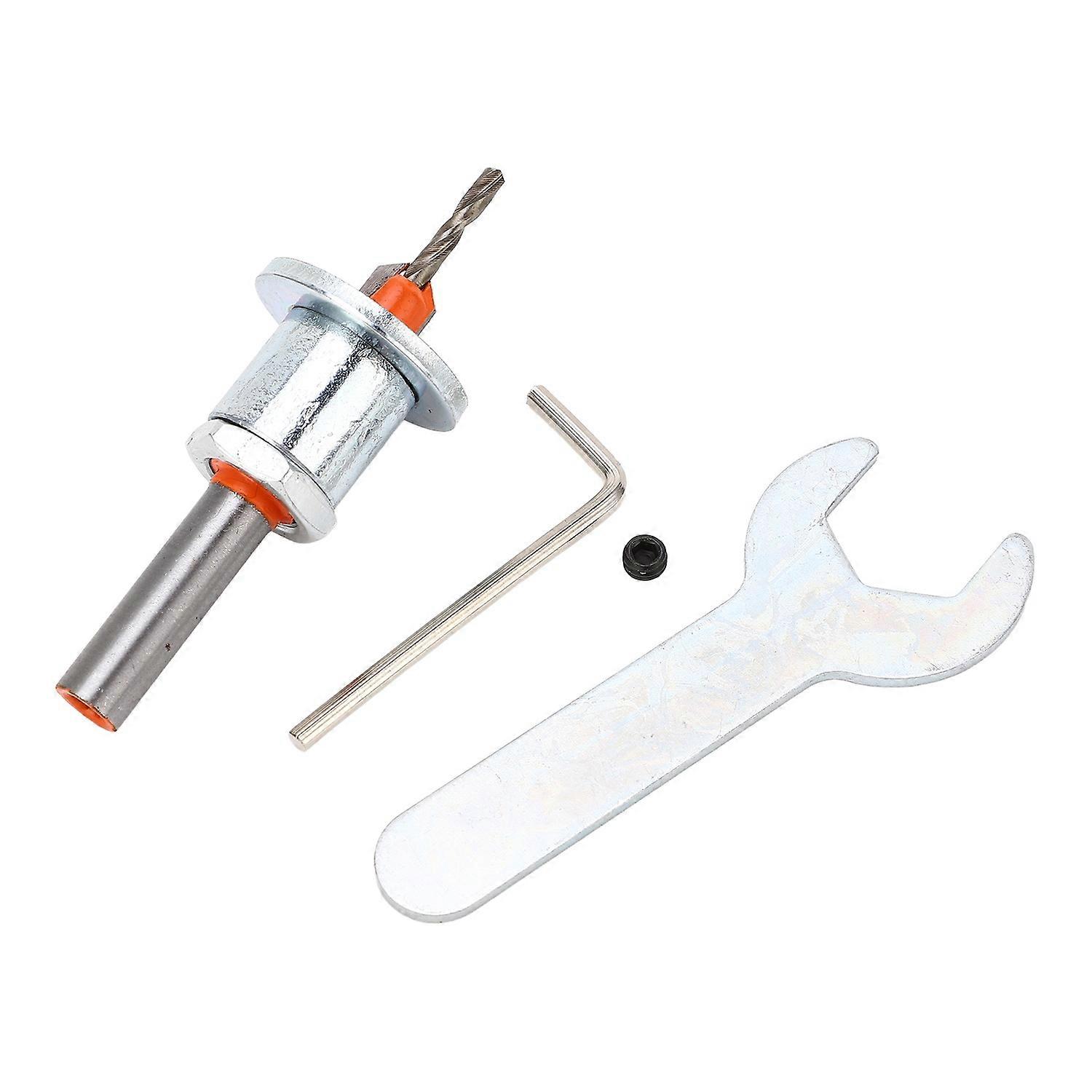 Feature:
1. APPLICABLE RANGE: The countersink drill bit can be used for countersinking and drilling 