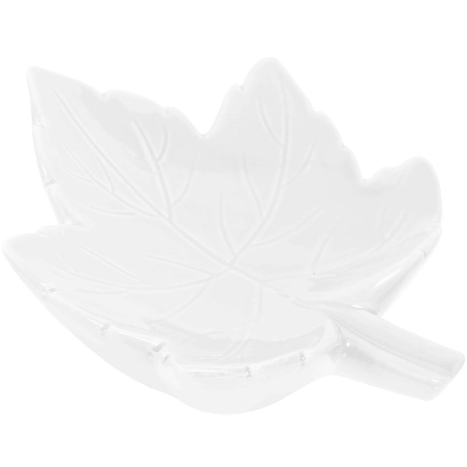 5Pcs Ceramic Soap Dish With Open Design 17X13.5X6CM For Kitchen Self Draining Function In White