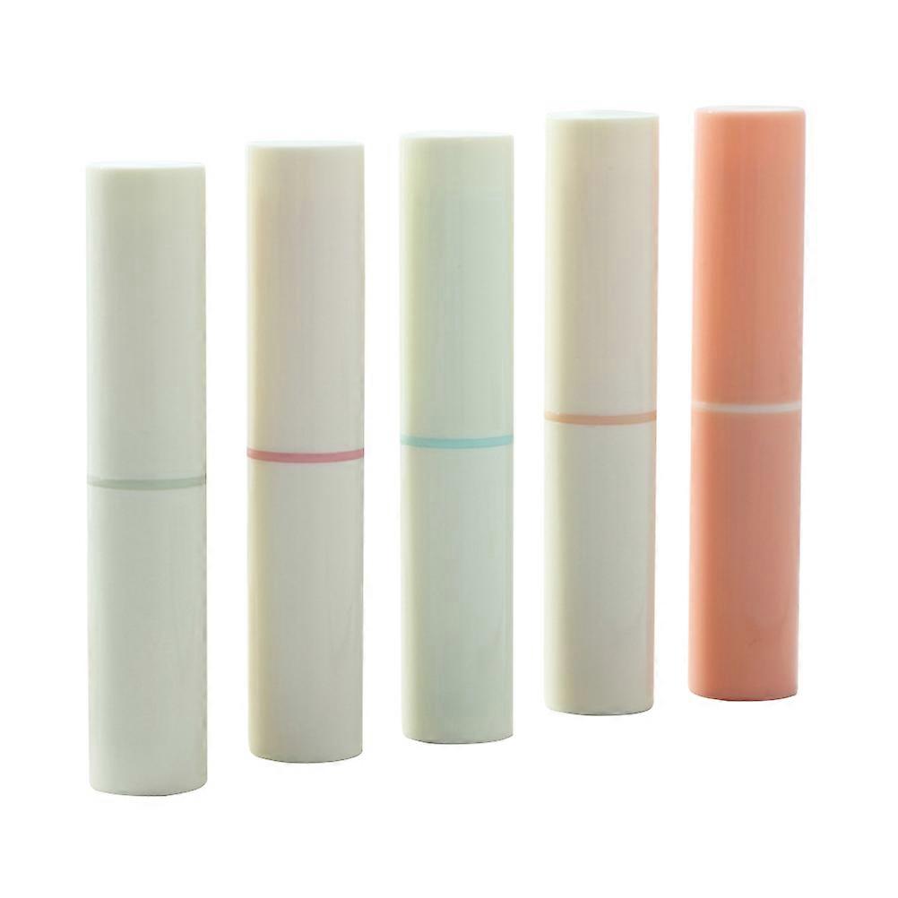 5Pcs Women Empty Plastic Lip Gloss Storage Containers for Daily Life and Crafts in Assorted Color