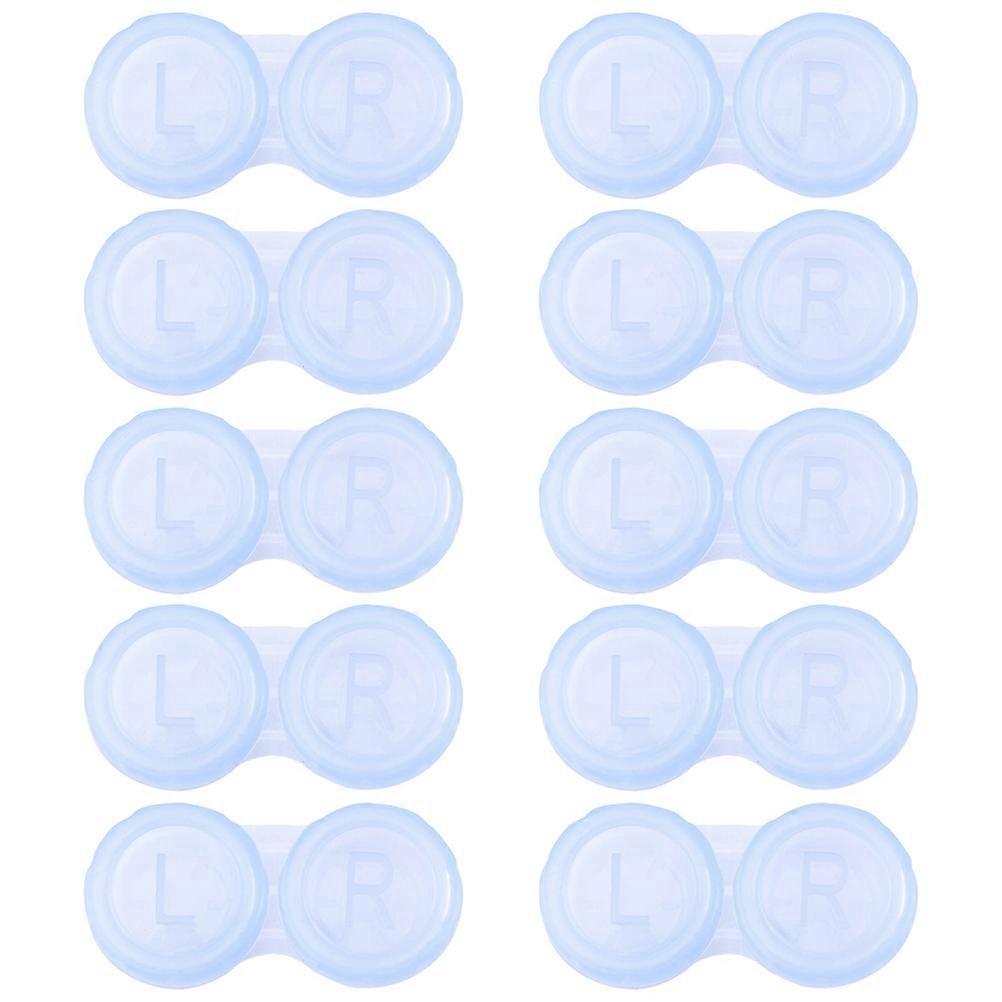 Plastic Lens Cases Double Frame Lens Cases for Storage 20Pcs