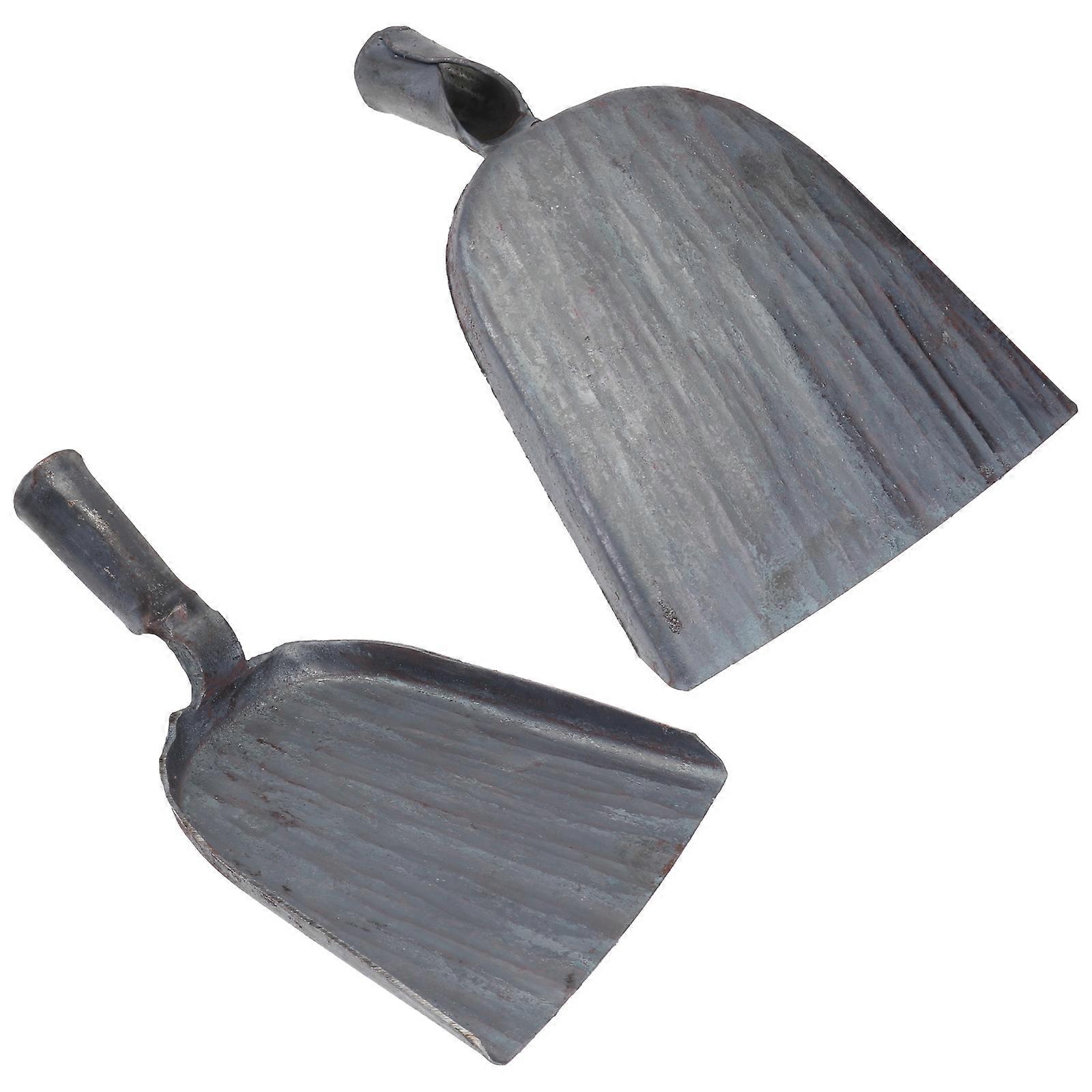 BBQ Charcoal Ash 8Pcs Mini Dust Pan Ash Removal Tool For Home Use Kitchen And Parties 20 1cm Grey Rust-resistant