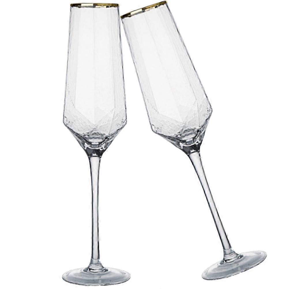 Transparent Glass Flutes for Party Multi-Use 10Pcs Set