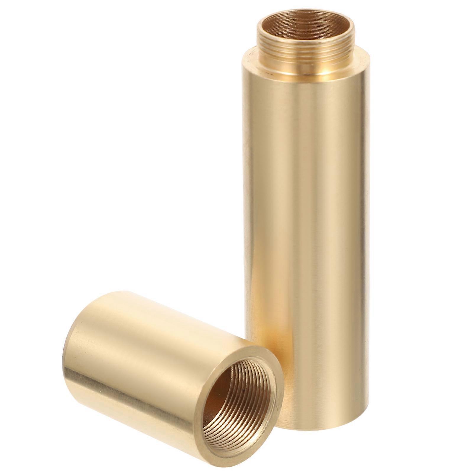 Survival Match Container Brass Outdoor Match Case for Storage 3Pcs