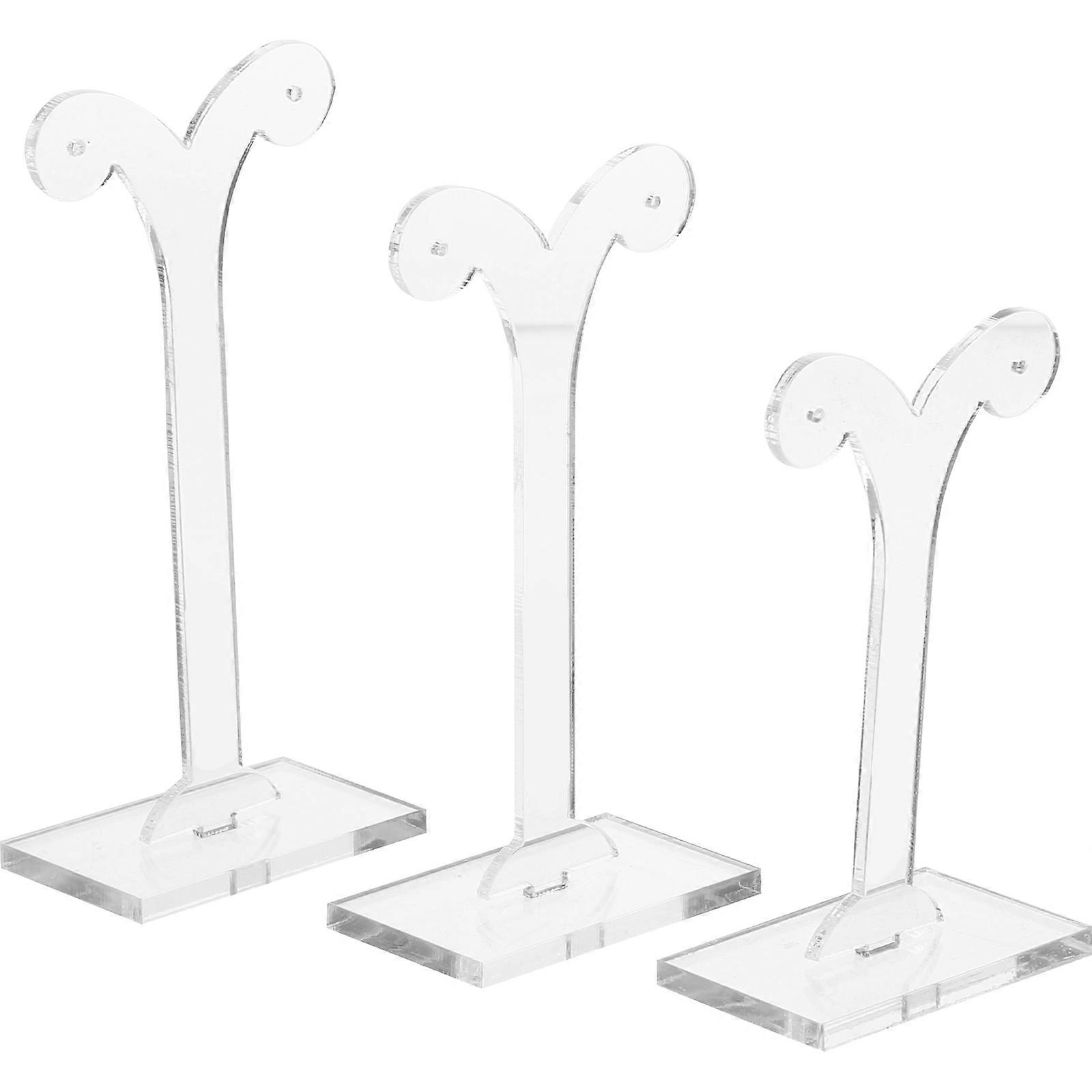 Acrylic Earring Holder 15 Pcs Desktop Earring Display Stand Suitable For Store Display With Strong Structure And Creative Shape