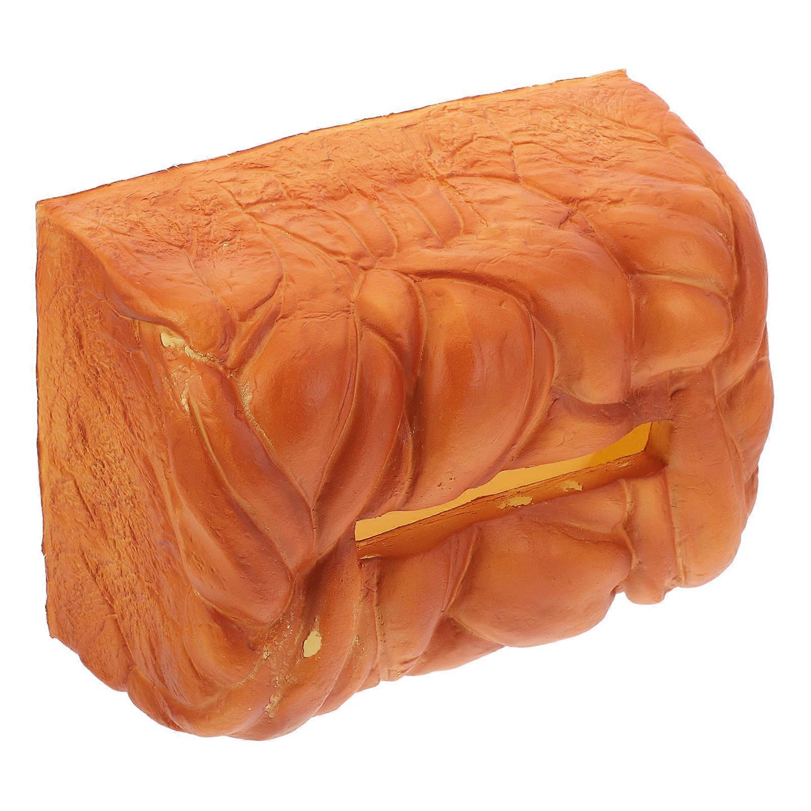 Loaf Tissues Box Brown Sponge for Car Use 2Pcs Napkin Holder