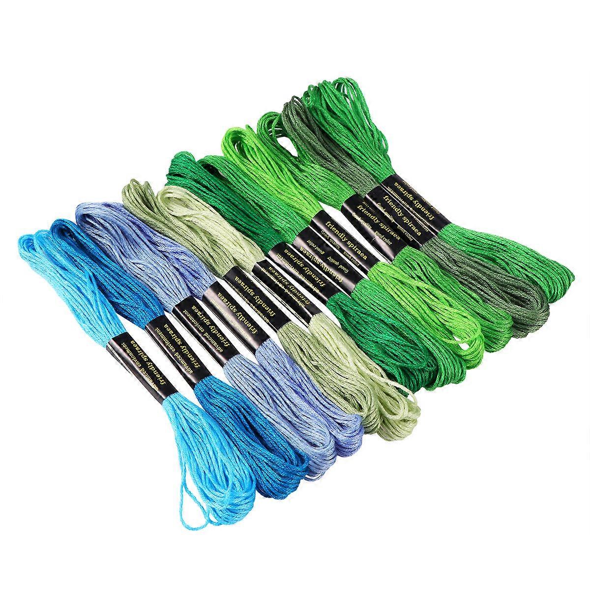 Embroidery Thread Cross Stitch Cotton Floss Sewing Thread 100Pcs Assorted Colors