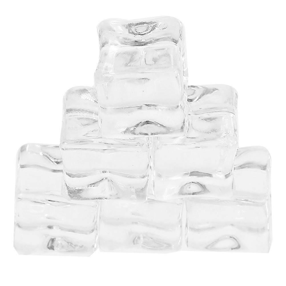 500Pcs Reusable Transparent Ice Cubes For Outdoor Events And Corporate Gatherings Designed With Square Shape Measuring 1.80X1.80X1.80CM