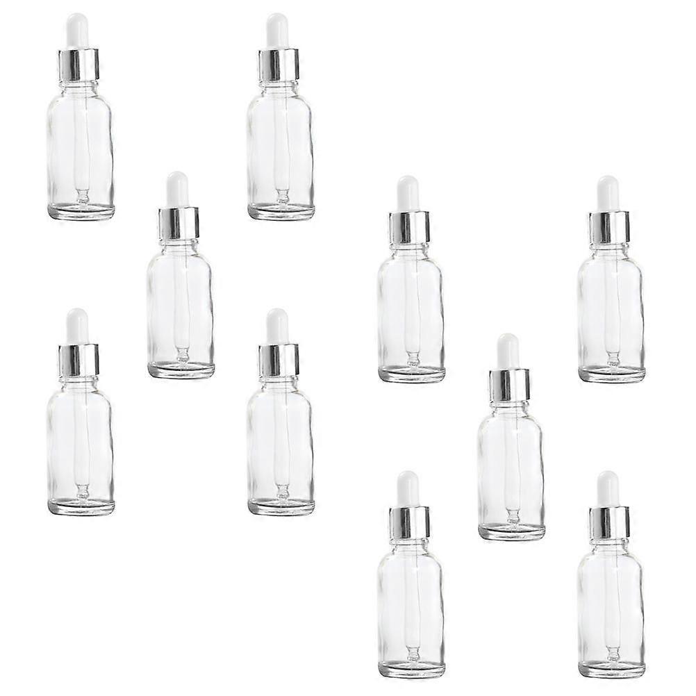20Pcs Glass Dropper Bottles for Storage Refillable Essential Oil Bottles