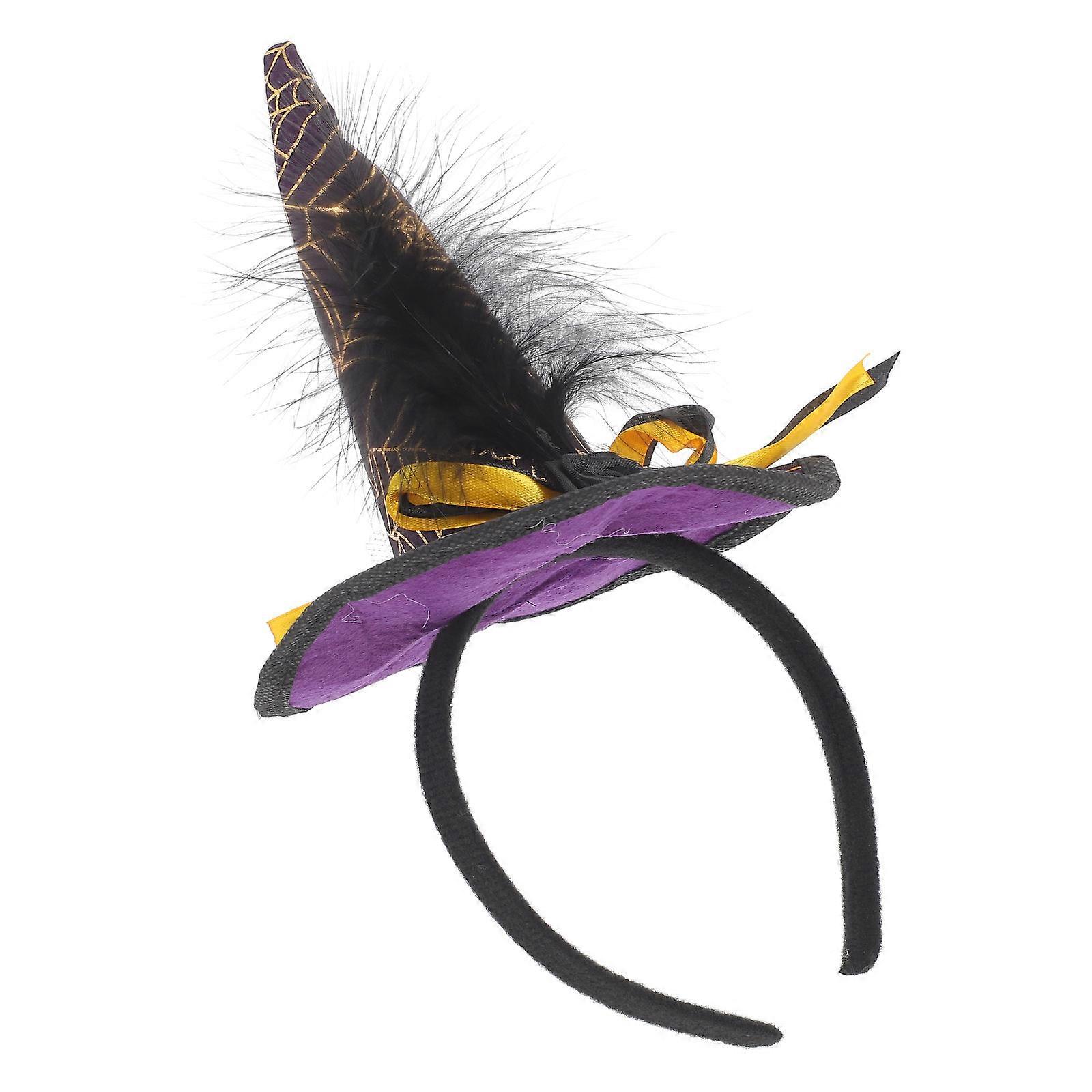 Halloween Headband Witch Hat Headband for Decoration 2Pcs Durable Design