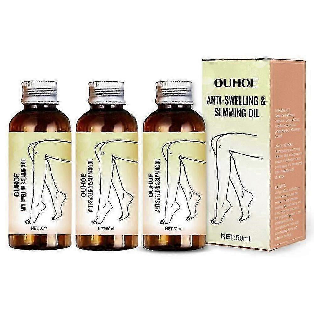 1-3st Anti-Swelling & Slmming Oil, Swellclear Massage Oil för massageterapi, avslappnande kropp och ansiktsolja för ömma muskler