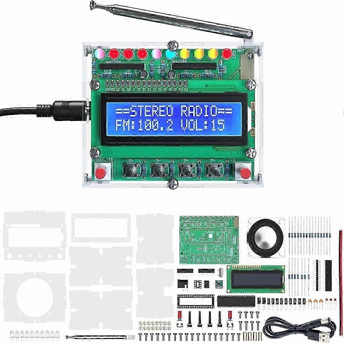 DIY Radio Kit for STEM Learning and Teaching, Ideal for Home Projects and Gifts
