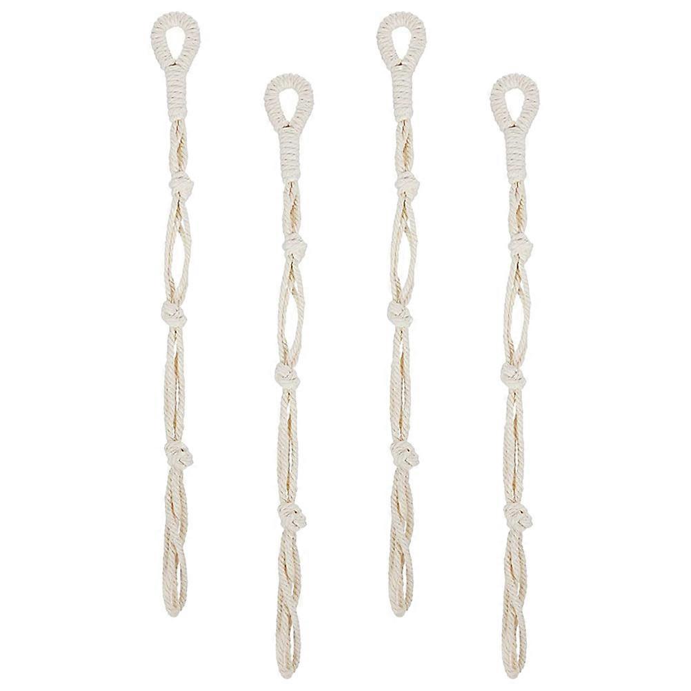 Macrame Flower Pot Holder Wall Extender for 16 Pieces Hanging Ropes