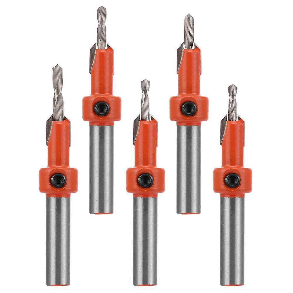 Wood Countersink Drill Bit Set for Self Tapping Screws 25Pcs