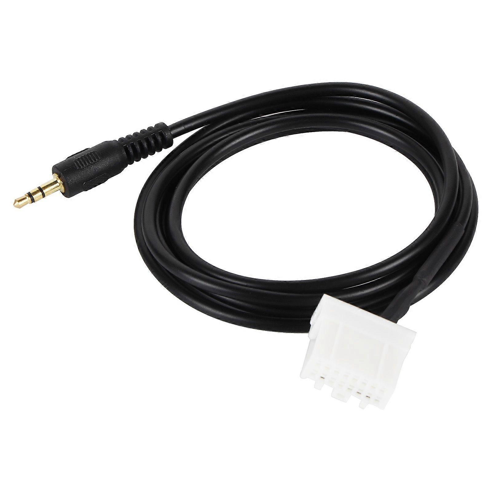 3.5MM AUX Audio Input Radio MP3 Player Cellphone Input Adapter Cable for <span class="ui-risk_flag3"><span class="ui-risk_flag3">Mazda</span></span> 3