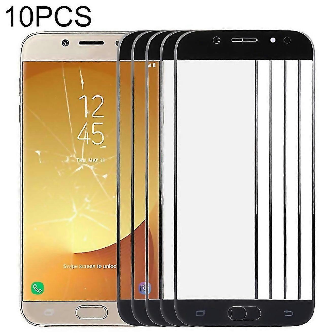 For Samsung Galaxy J7 J730 10pcs Front Screen Outer Glass