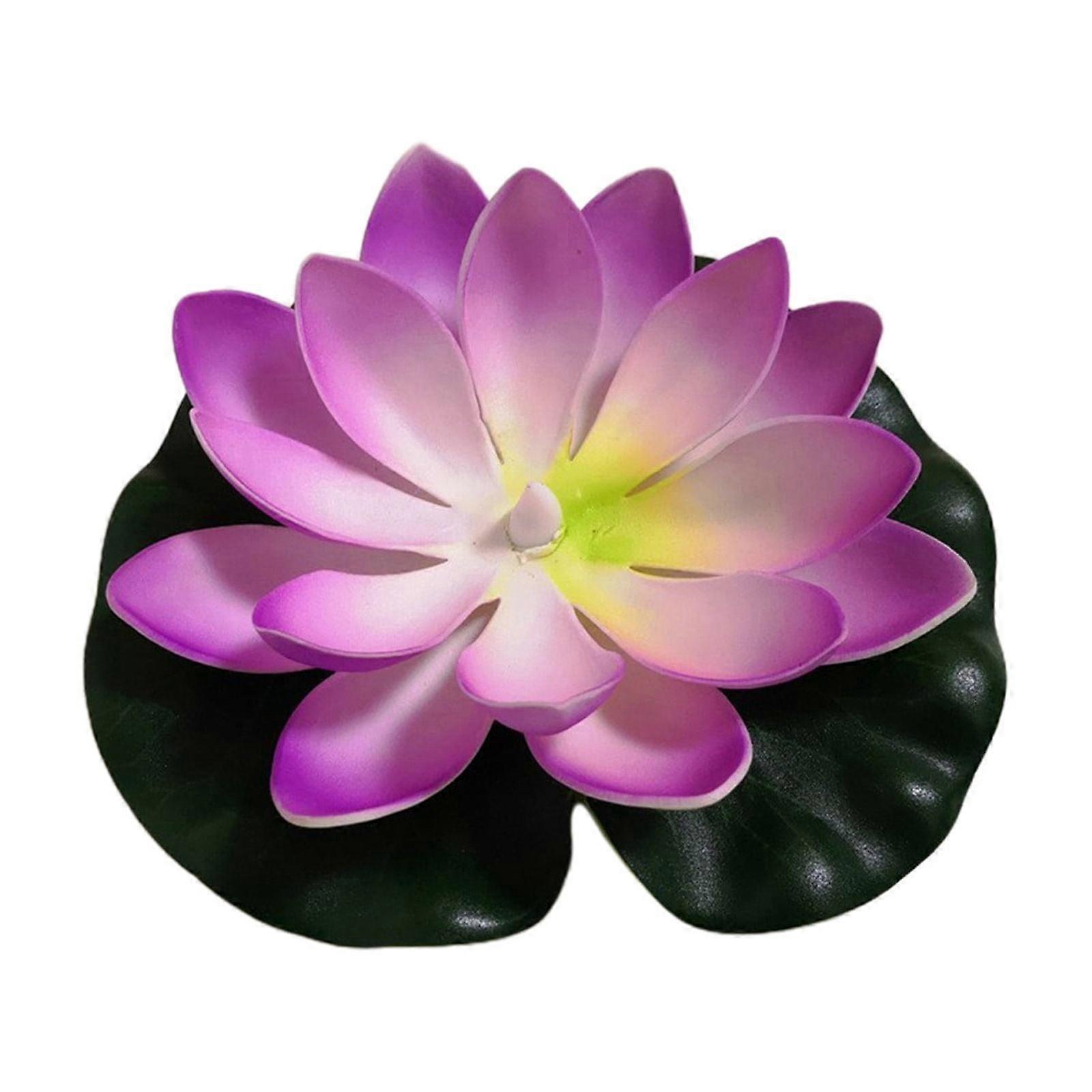 Floating Pool Lights Lotus Flower Lantern 5 Colors Optional Lifelike Pool Lights Battery Operated Lantern Pool, Pond, Garden, Party Decoration