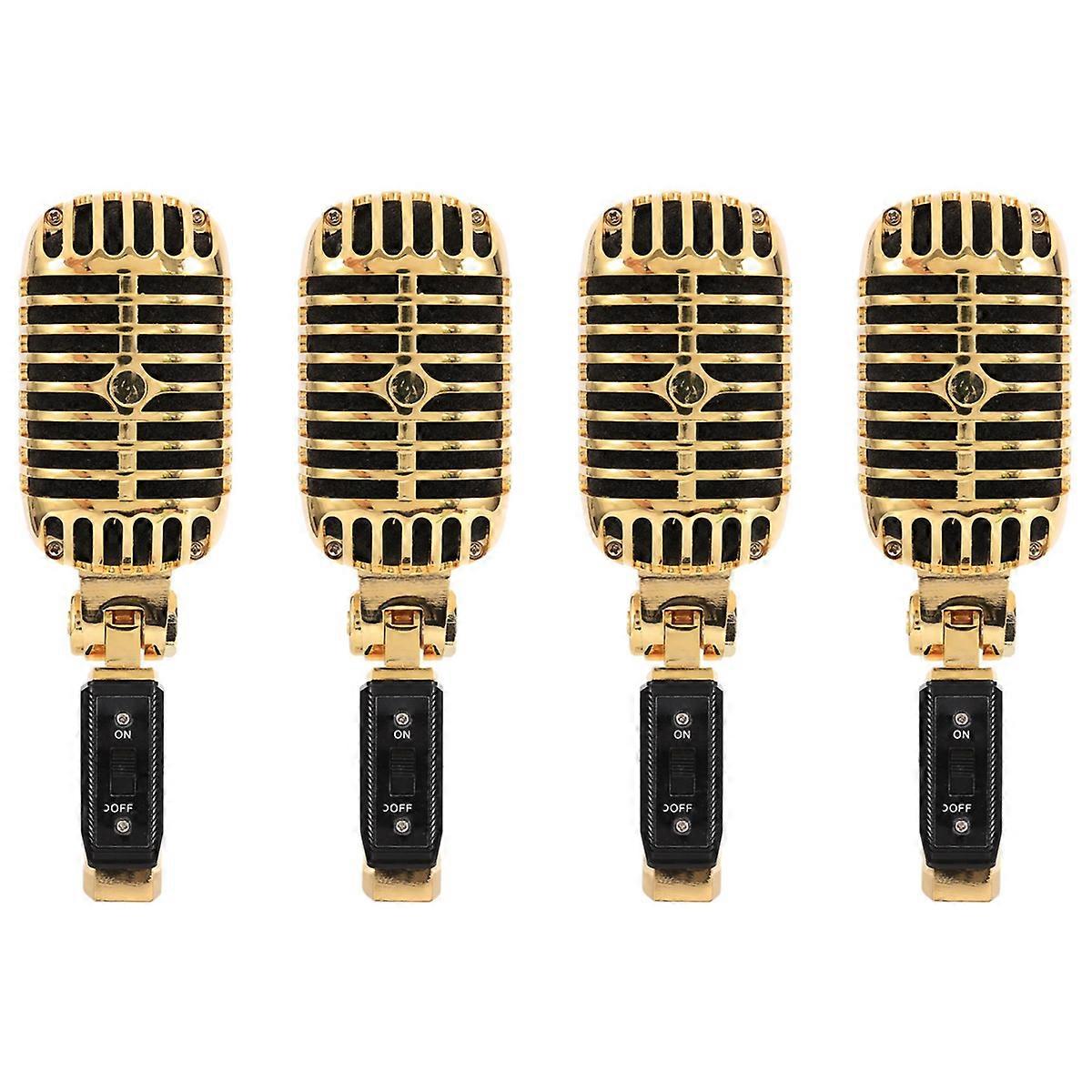 Professional Wired Vintage Classic Microphone Dynamic Vocal Mic Microphone for Live Performance Kara