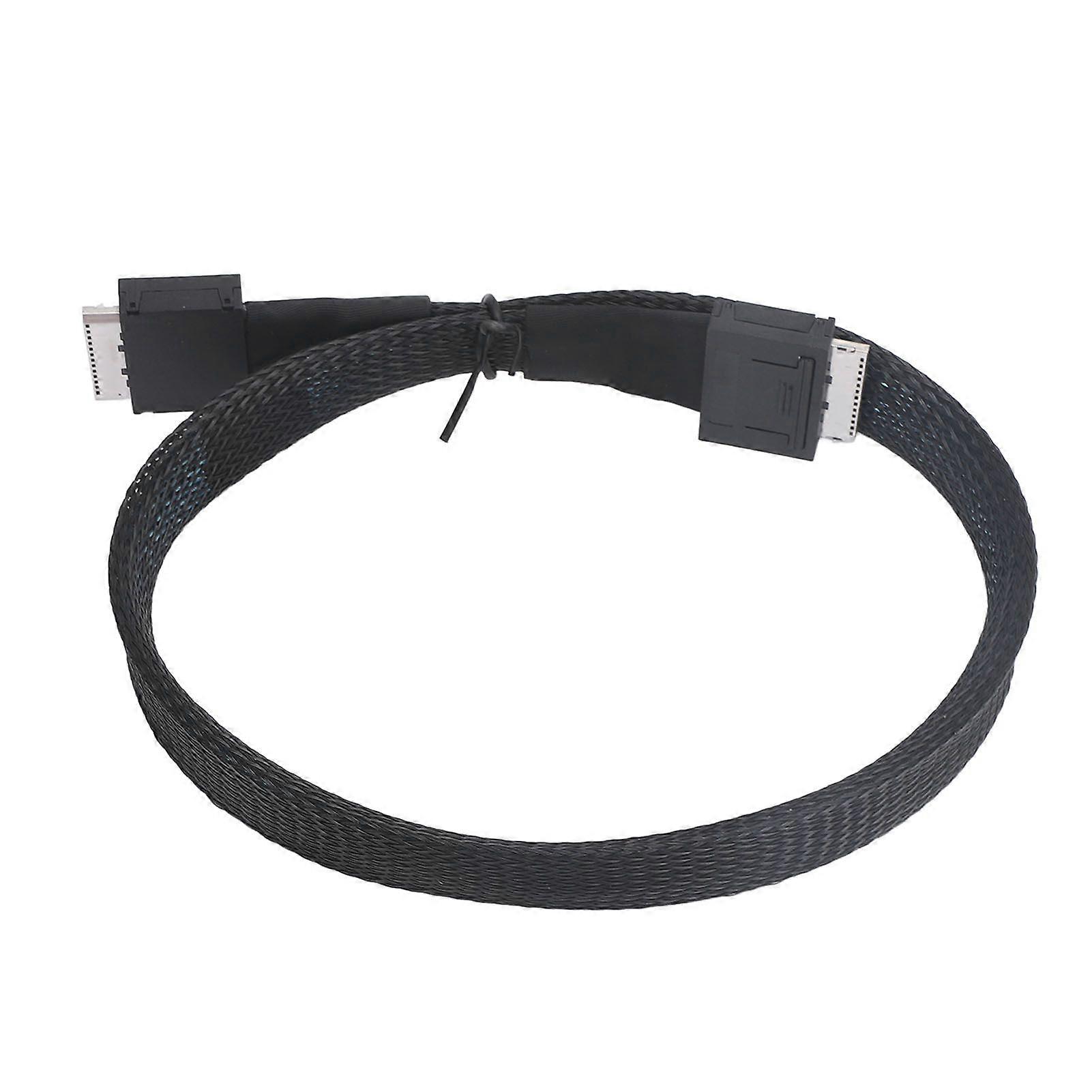 Oculink SFF 8611 8i to SFF 8611 8i Cable 16Gbps Support SAS 3.0 4.0 SATA 3.0 Data Transfer Cable for Server PCIe Expansion Array Card