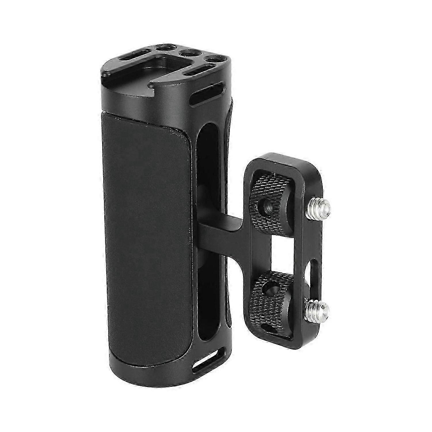 Universal Side Handle Grip With Dual 14 In20 Screw Mount