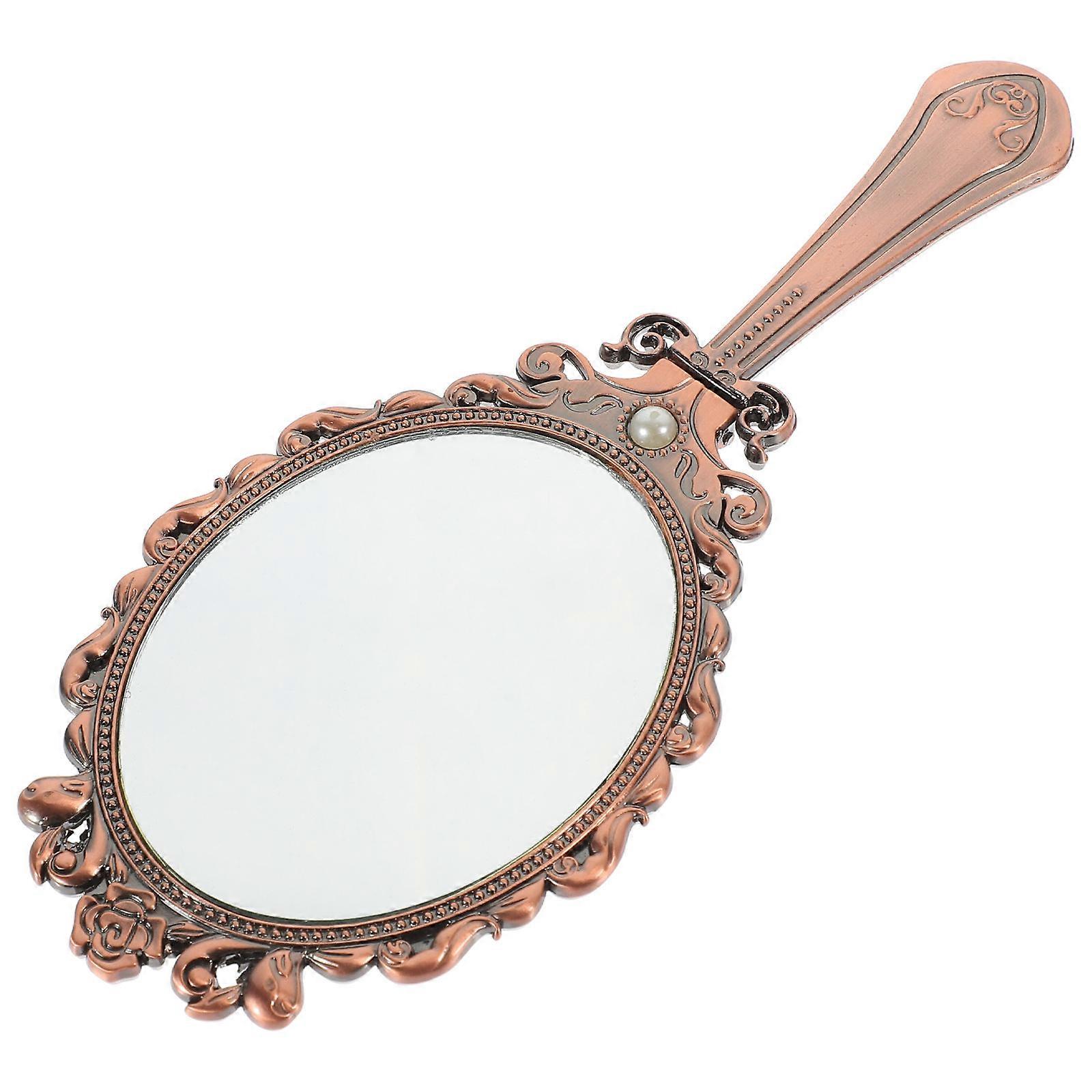 Portable Makeup Mirror Folding Hand Mirror for Makeup Use Lightweight