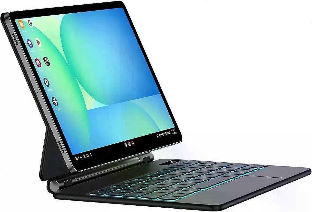 Magic Keyboard Case for Samsung Galaxy Tab S10 Lite S10 FE S9 FE 5G 10.9" S9 S8 S7 11", Magnetic Stand Wireless Backlit Trackpad Keyboard, Shortcut Ke