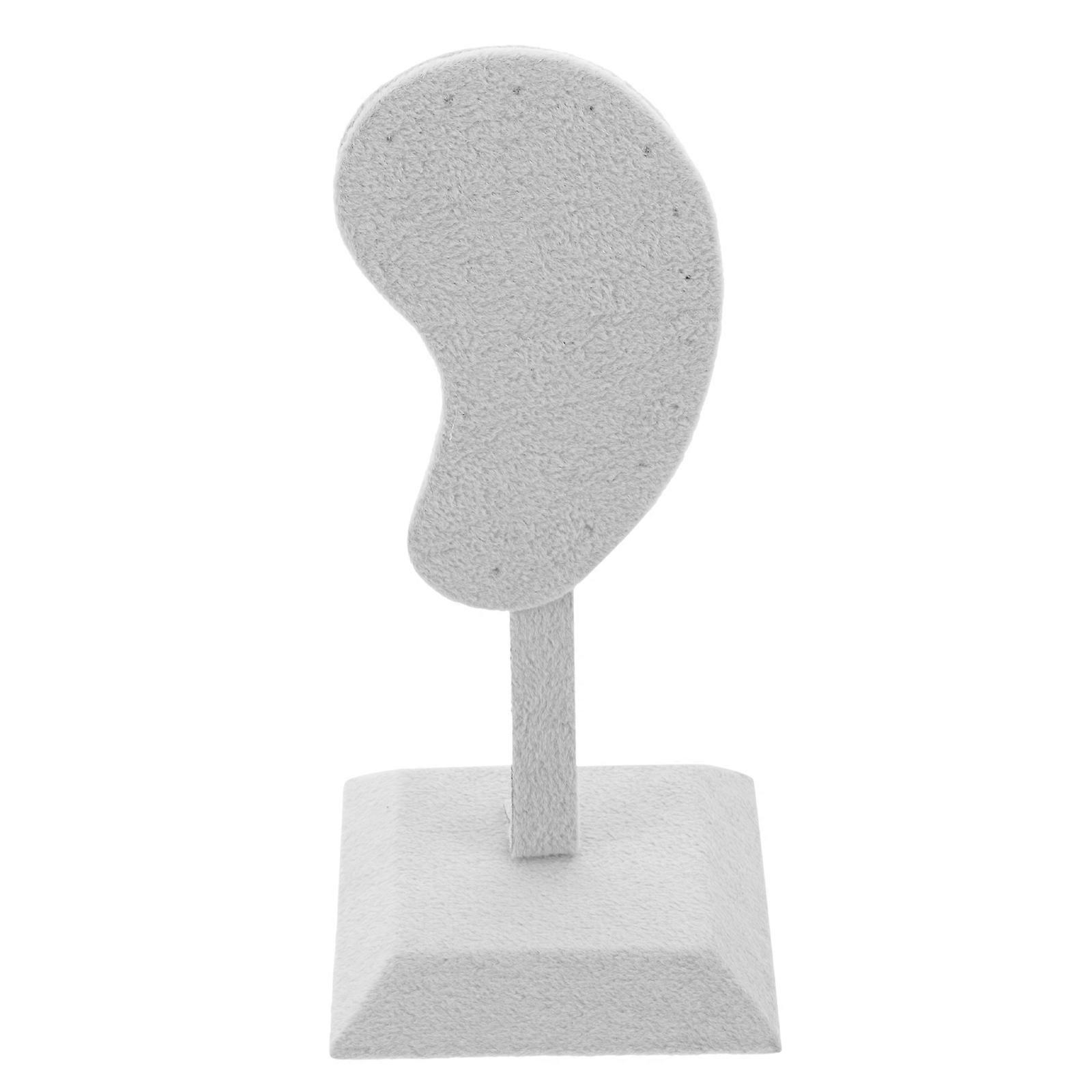 Earring Display Stand Ear Studs Organizer for Storage 2Pcs Grey