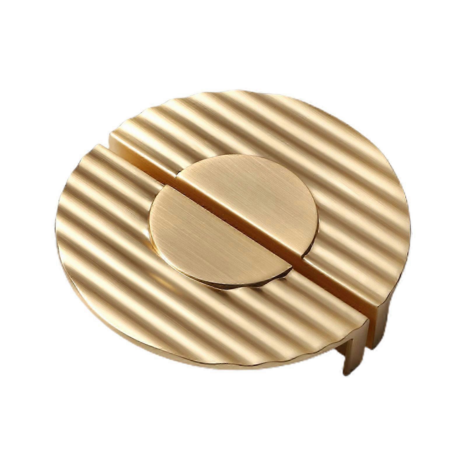 Semicircle Door Pull Knob Single Hole Crescent Moon Shape Pull Cabinet Handle for Bedside Tables Bookcase