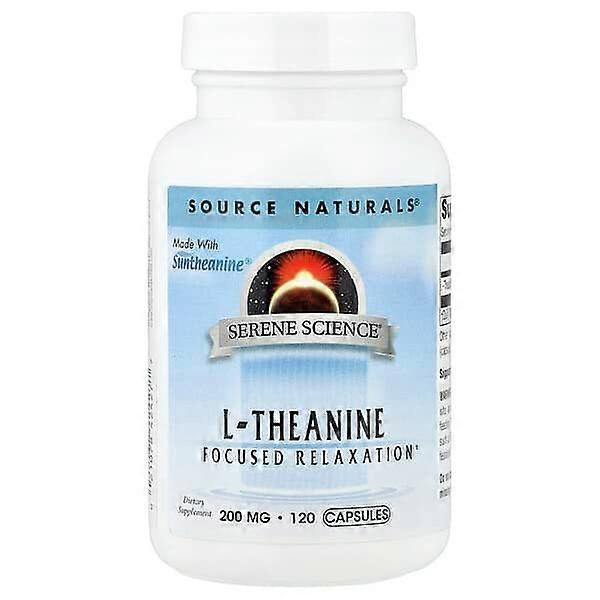 Source Naturals, L-Theanine, 200 mg, 120 Capsules