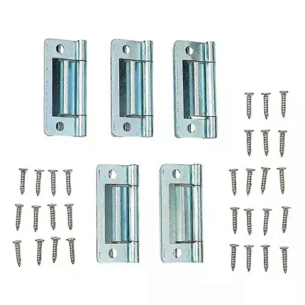 Enhance the Functionality of Your Doors with this Steel Cranked Flush Hinge Perfect for Caravans and Mobile Homes