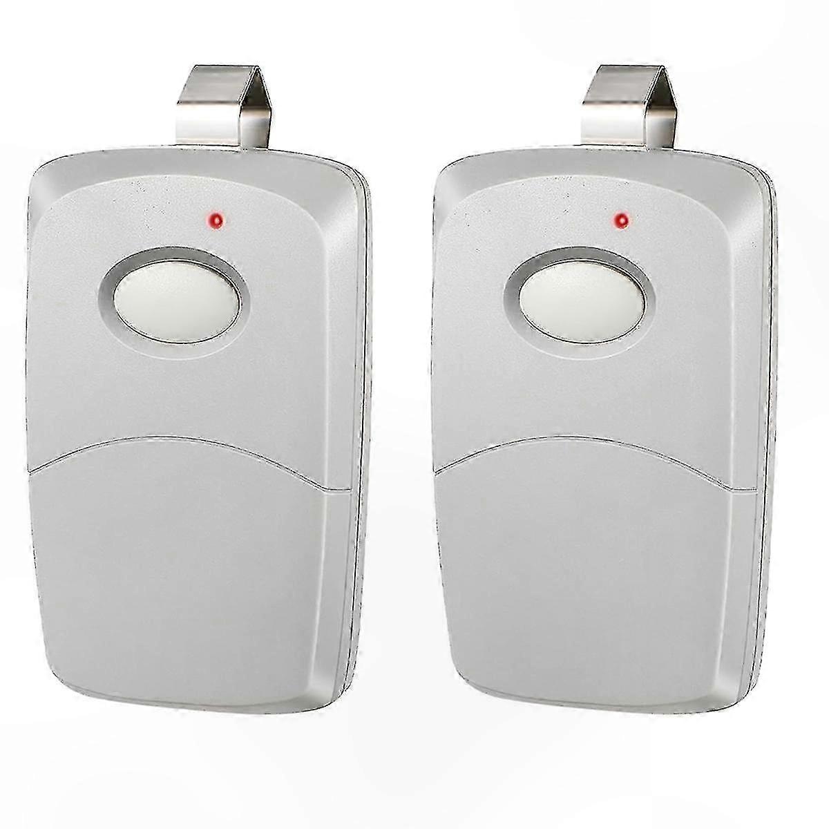 2 Pack 300MHz 10 Dip Switch Remote Control for Garage Door/Gate Opener