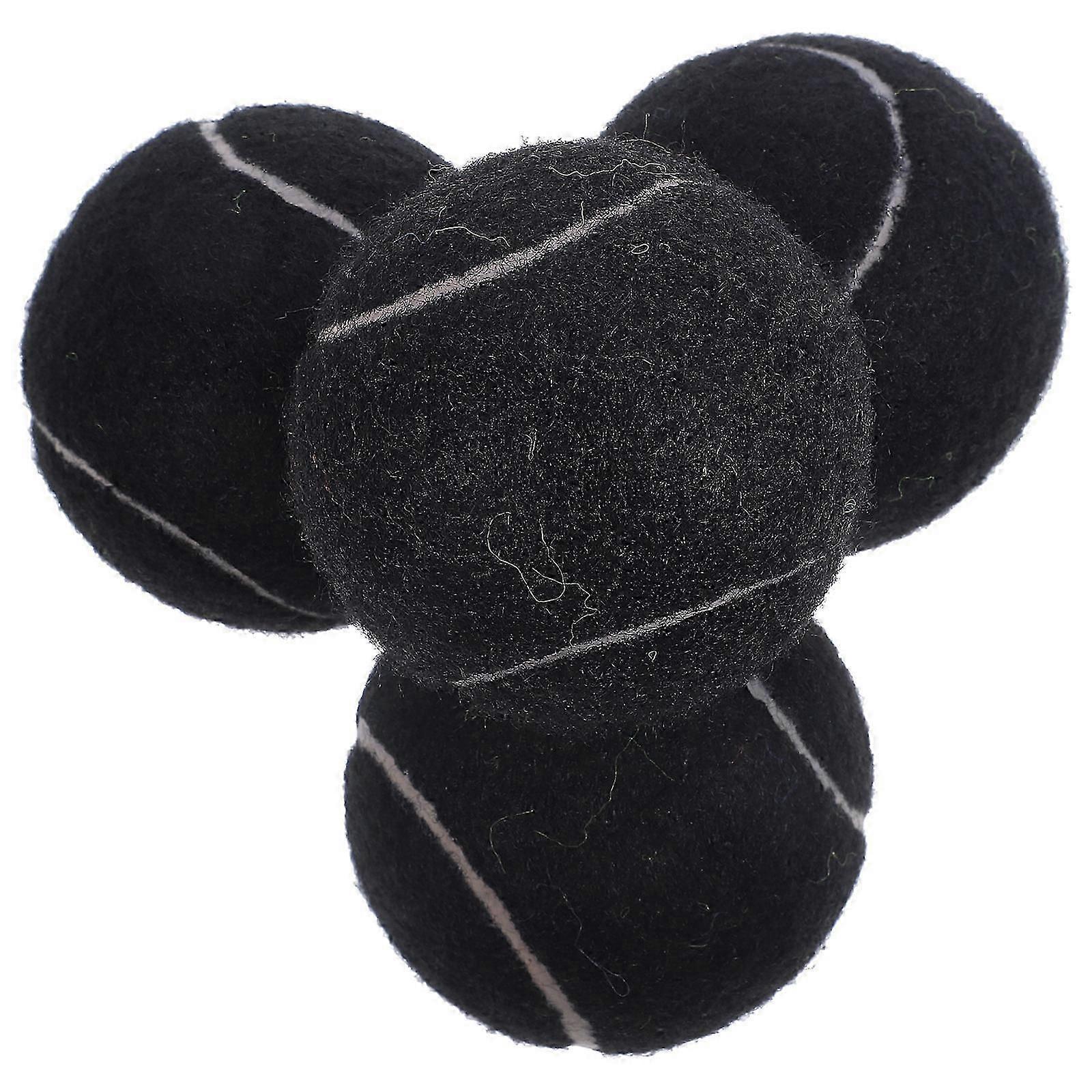 テニスボール家具脚ホームユースブラック6.50X6.50X6.50cm床保護4個