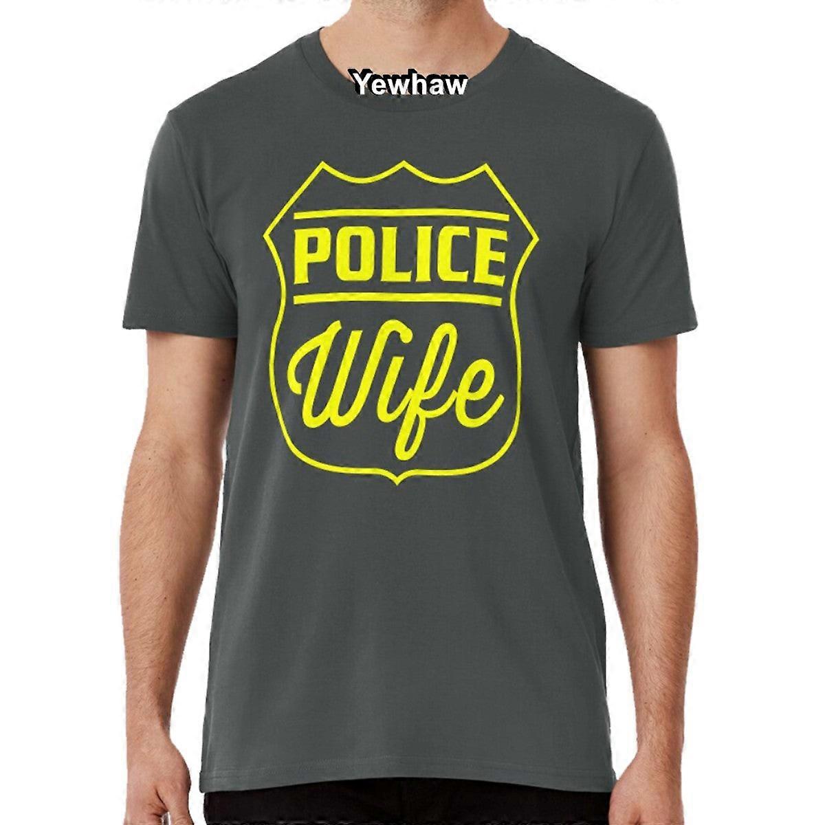 Polizei Ehefrau T-Shirt Ehe Polizisten