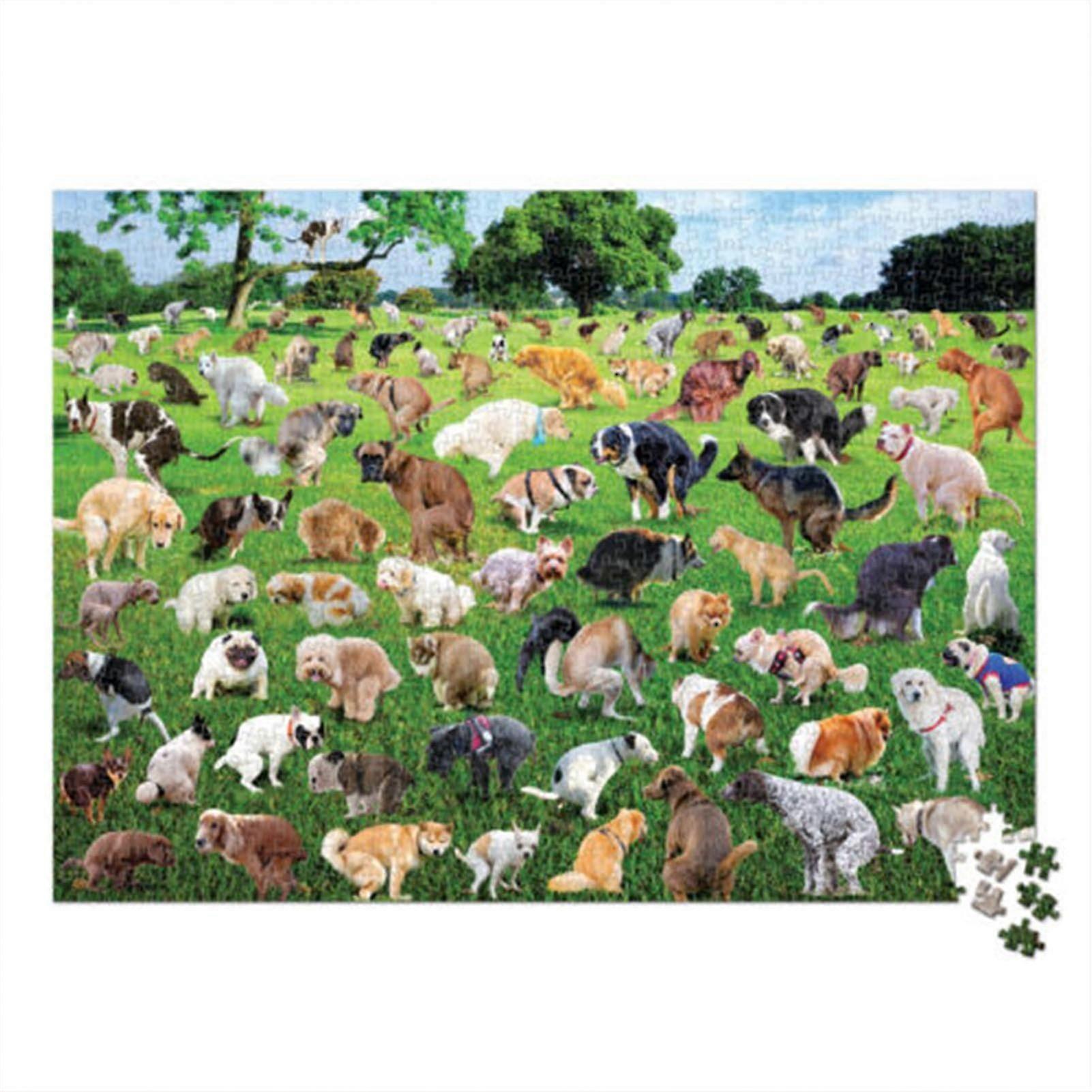 1000pcs 101 Pooping Puppy Puzzles Puzzles légers et durables pour libérer la pression