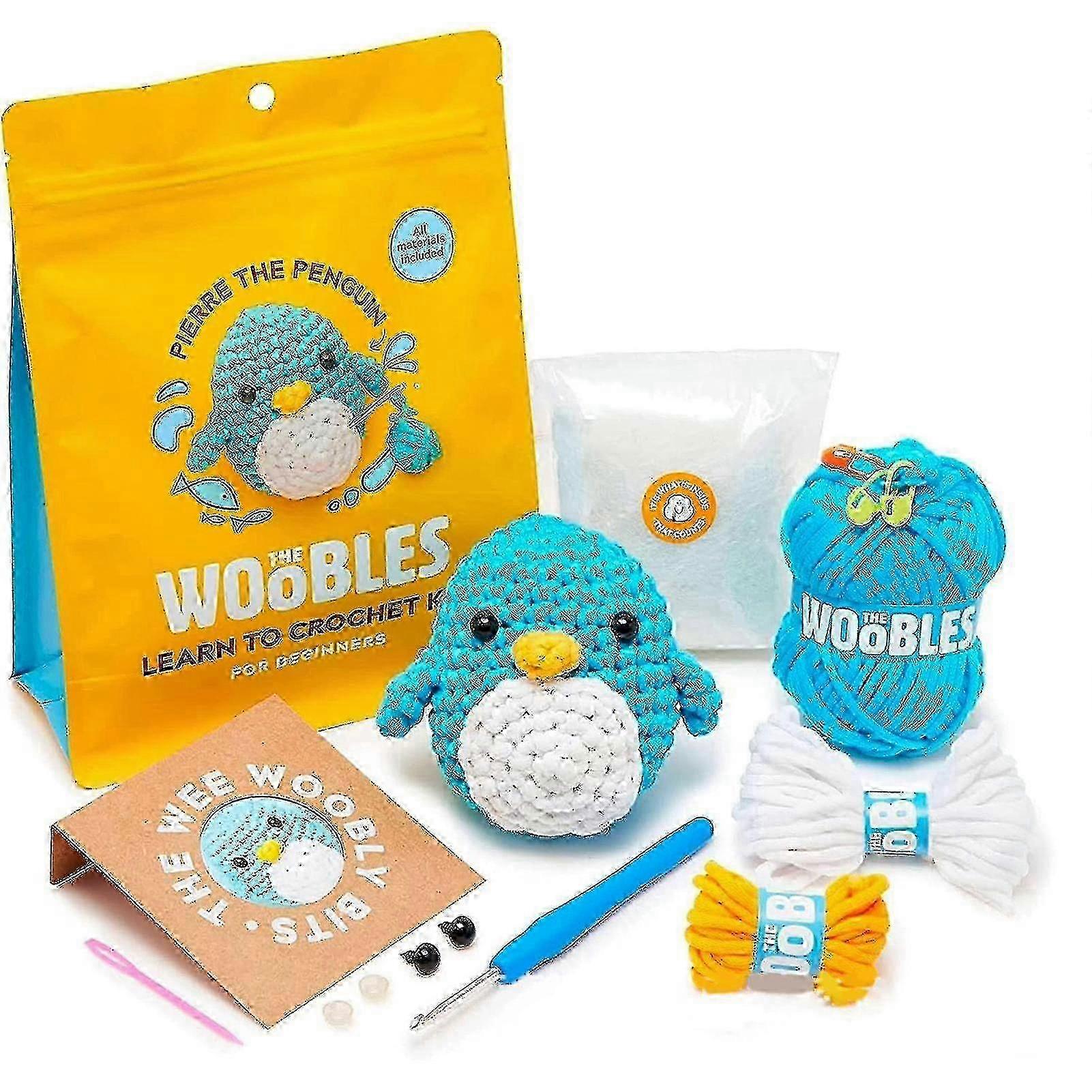 Doll Crochet Set Step-by-Step Video Tutorials Extra Yarn Included Complete Crochet Kit for Beginners
