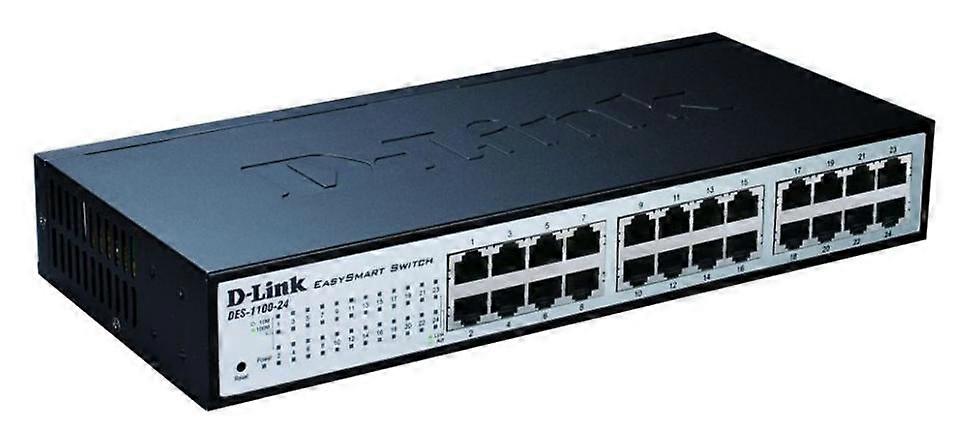 D-Link Des-1100-24 24-Port Fast Ethernet Easysmart Switch
