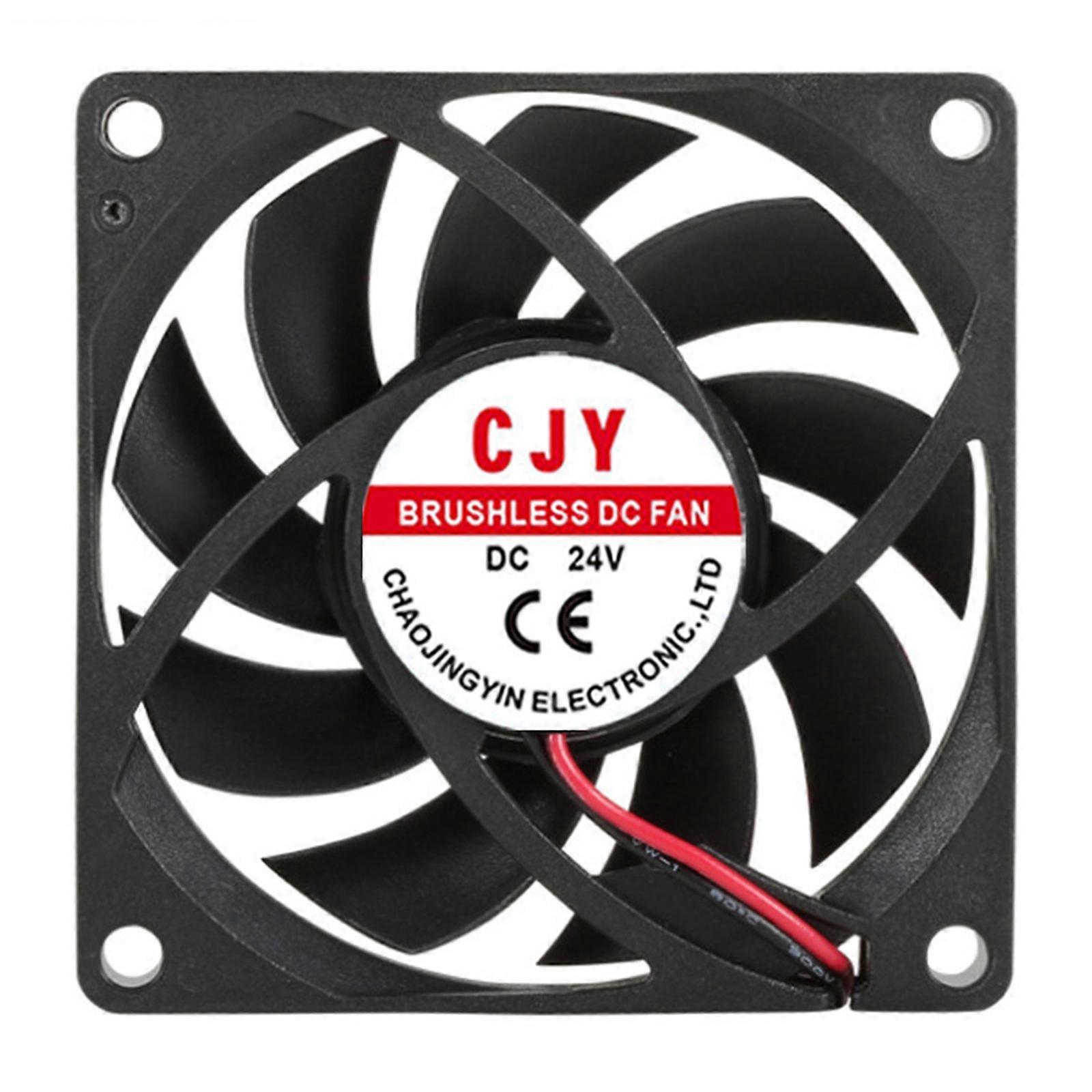 High Efficiency 7015 Case Fan Powerful Airflows Low Noise Reliabled Cooling for Computer Components DVR Systems Multicolor