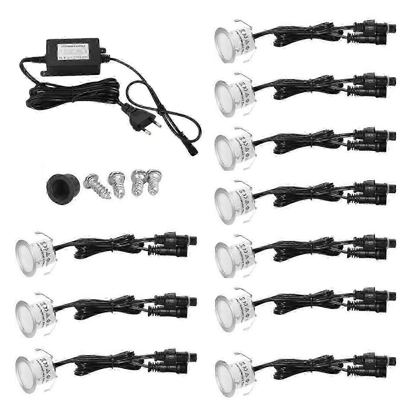 LED Landscape Lighting 10-Pack Waterproof for Garden Pathways