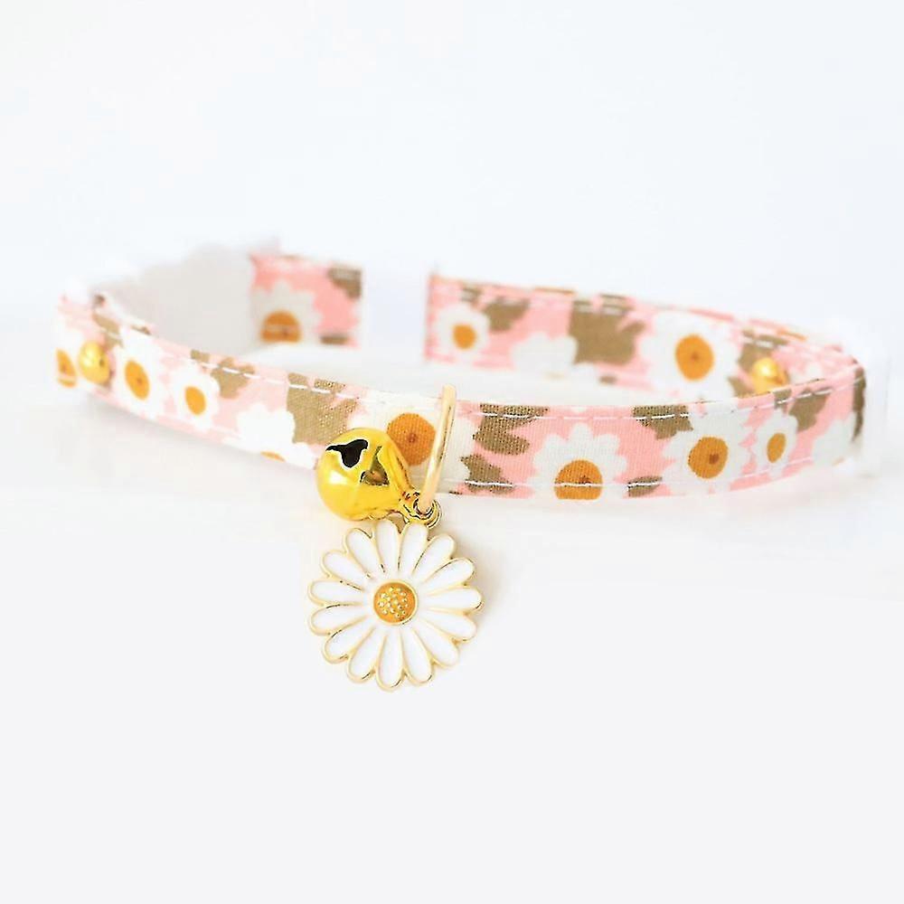 Yellow Dog Design Blue Daisy Dog Collar