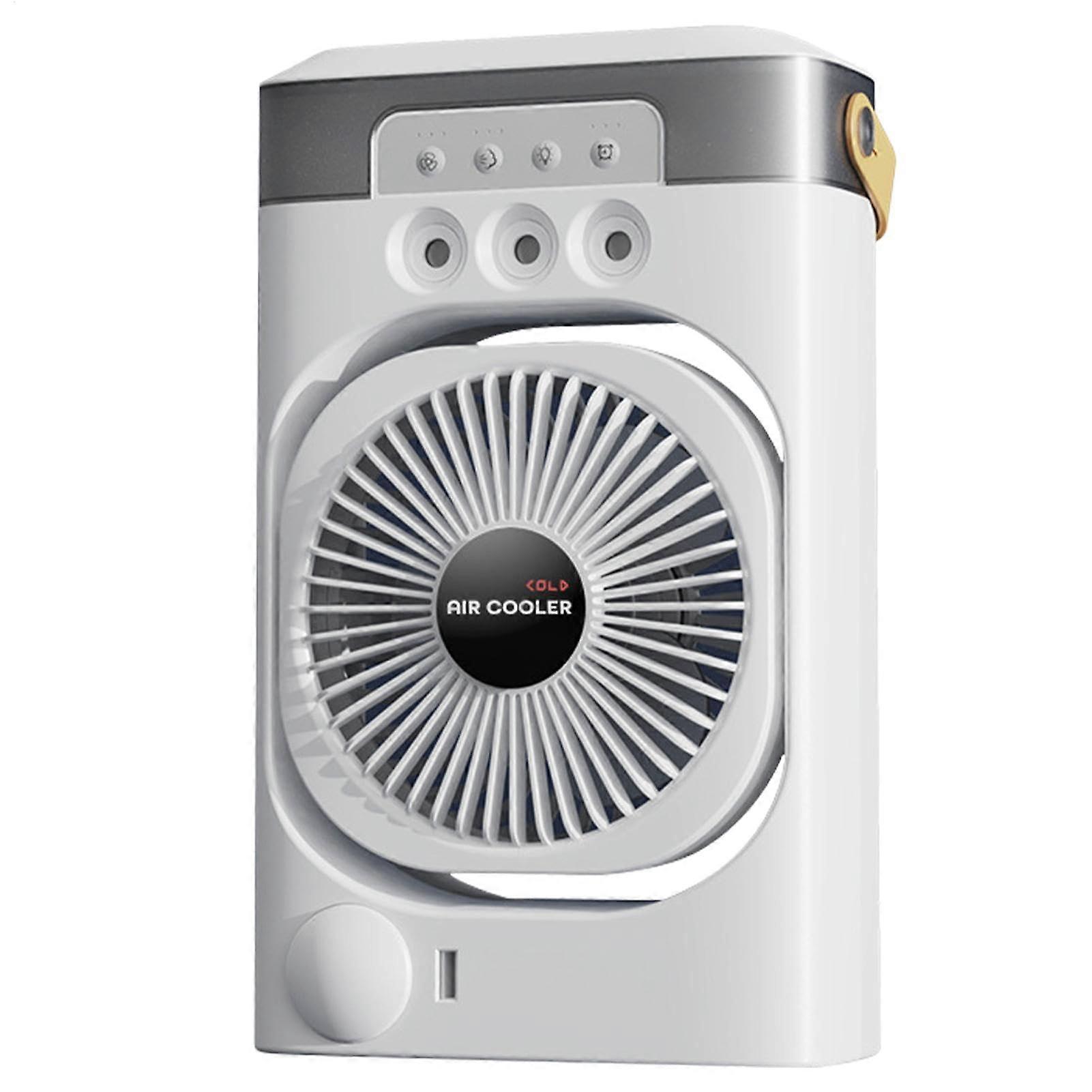 Portable Desk Air Conditioner  Cooler 7 Color LED Night Light 3 Mist Modes Ultra Quiet Humidifier 10.24 x 6.3 In