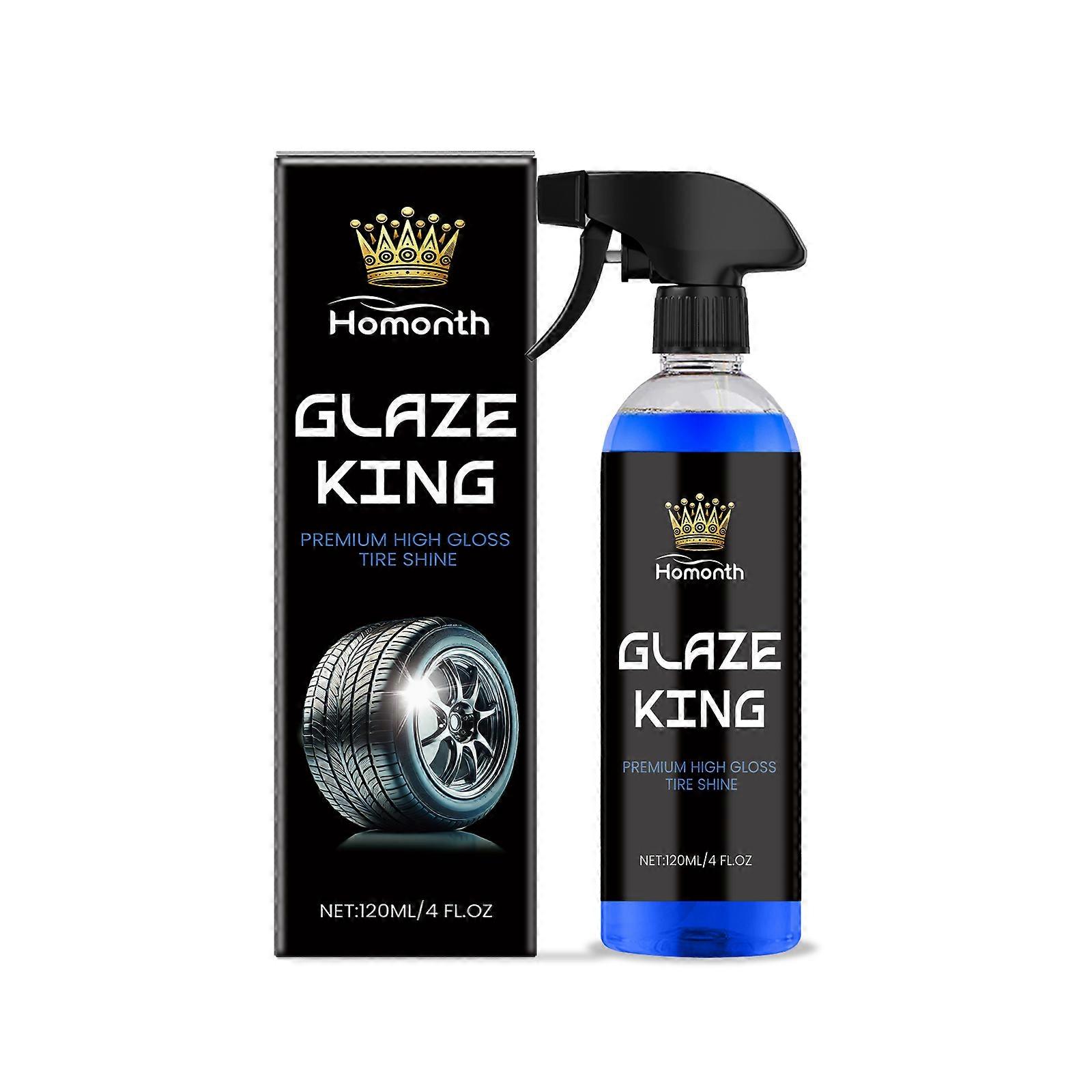 Homonth Tire Gloss Spray, Waterproof Dust Fast Glazing And Non-Sticking For A Variety Of Tire Care