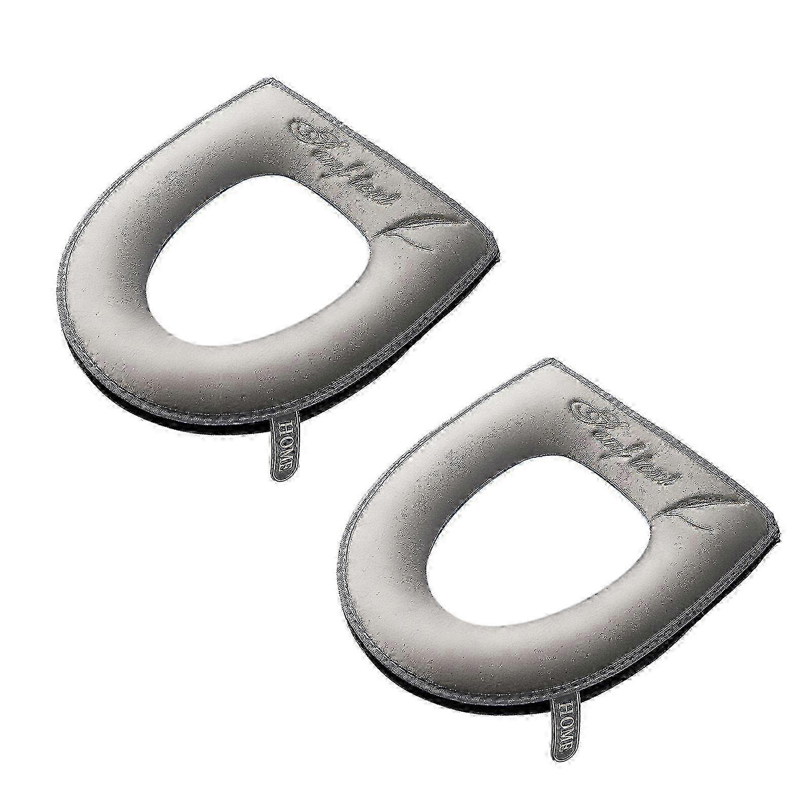 LM 2st Varmare Toalettsitsskydd med Locklyftare Handtagssats Toalettsitskuddar FFI