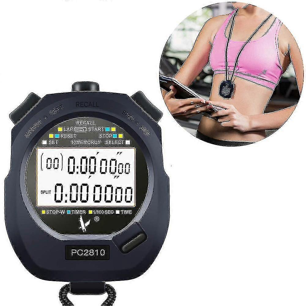 Professional Timer Stopwatch, Digital Sports Stopwatch With Timer