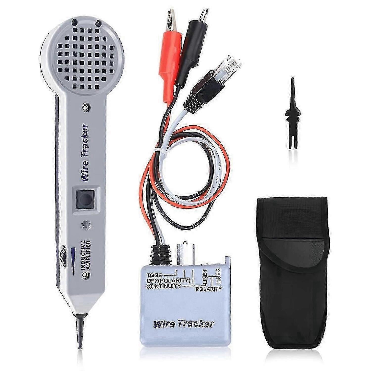 Tone Generator Kit, Wire Tracer Circuit Tester, Tone and Probe Kit, 200EP Cable Tester, for NetworkHwy