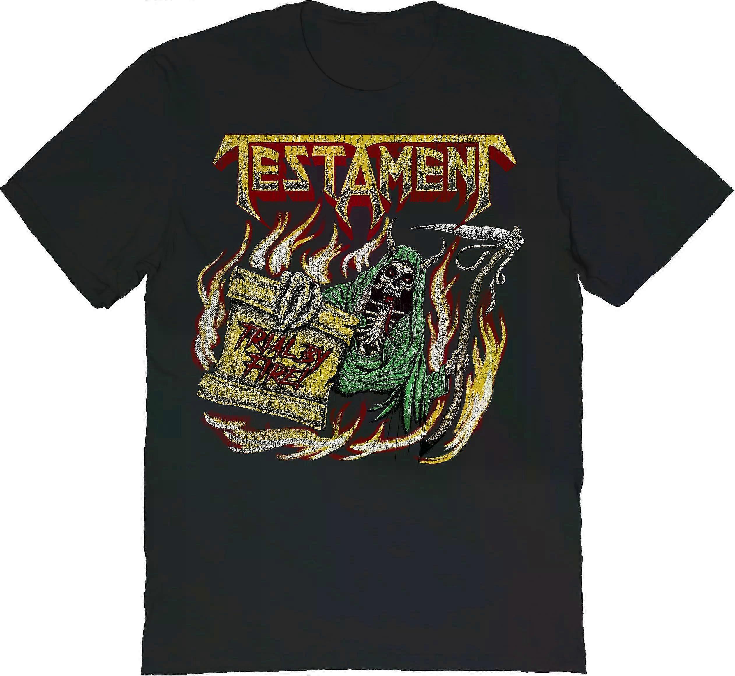 Trial By Fire Testament T-shirt Rockinstone